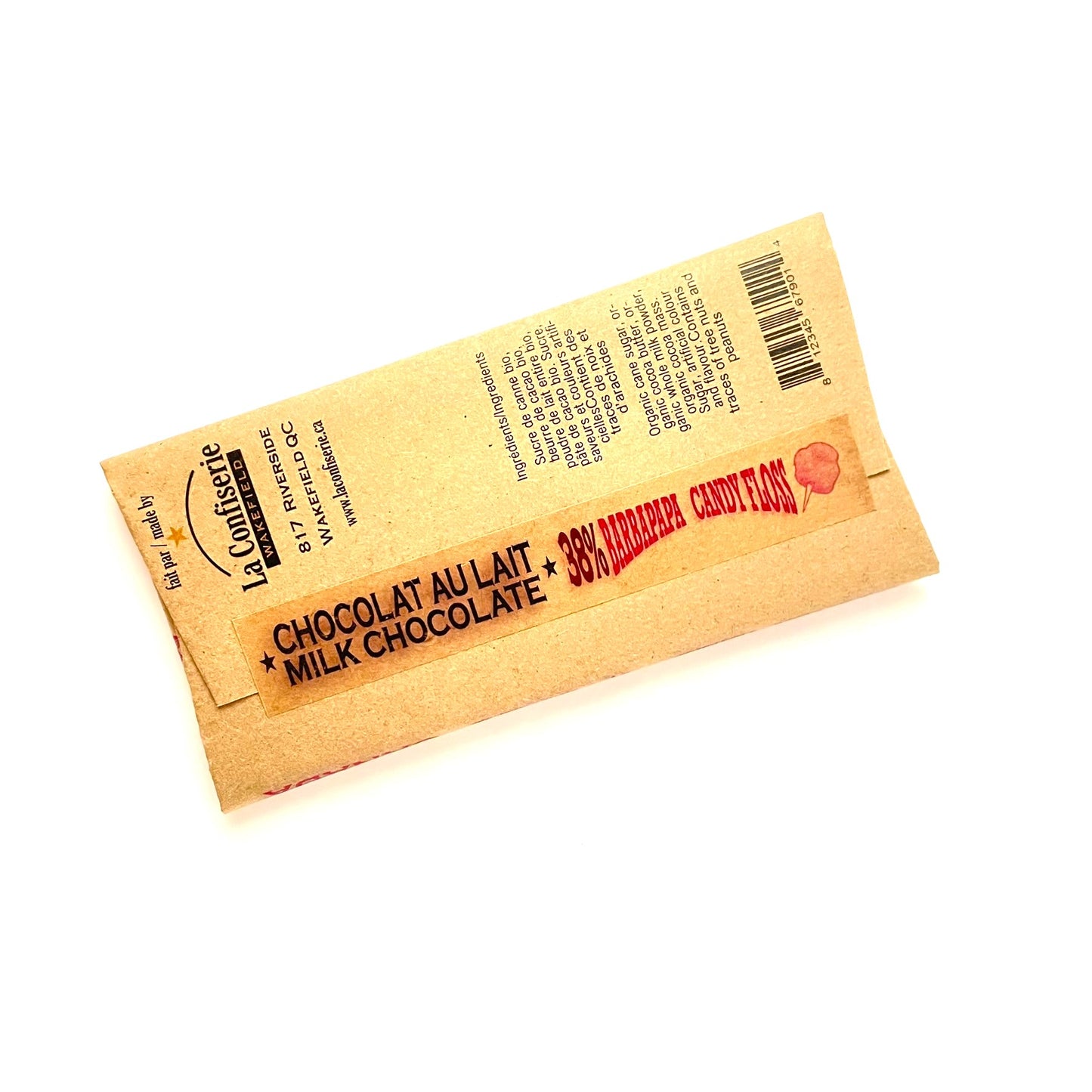 Chocolate Bar sprinkled with cotton candy sugar