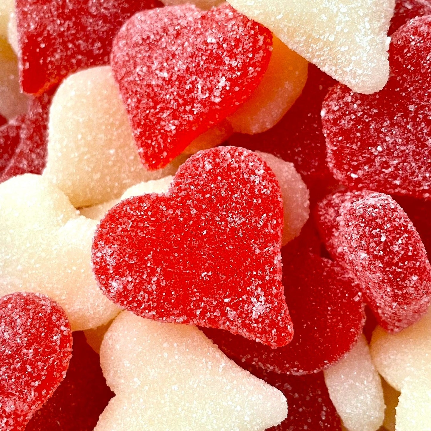 Gummies _ Coeurs Rouge et Blanc