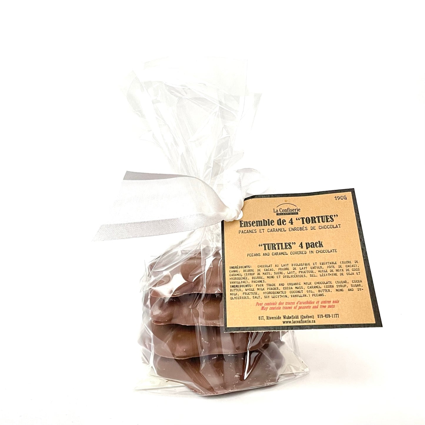 "Turtles" - Chocolate covered caramel and pecans