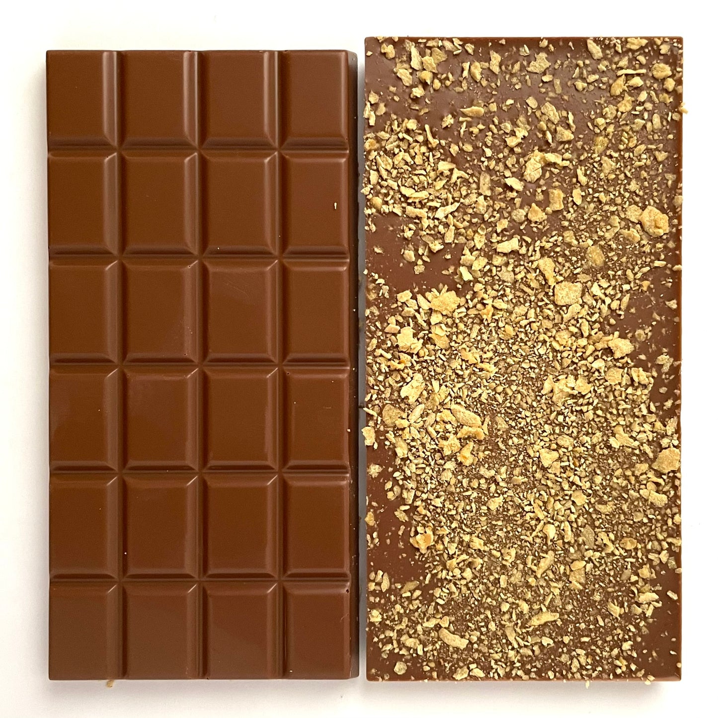 Tablette de chocolat avec flocons d'érable