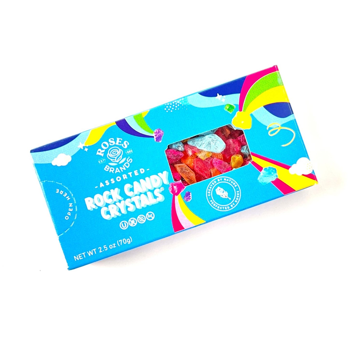 Rock Candy Crystals (70g) Assorted Flavours