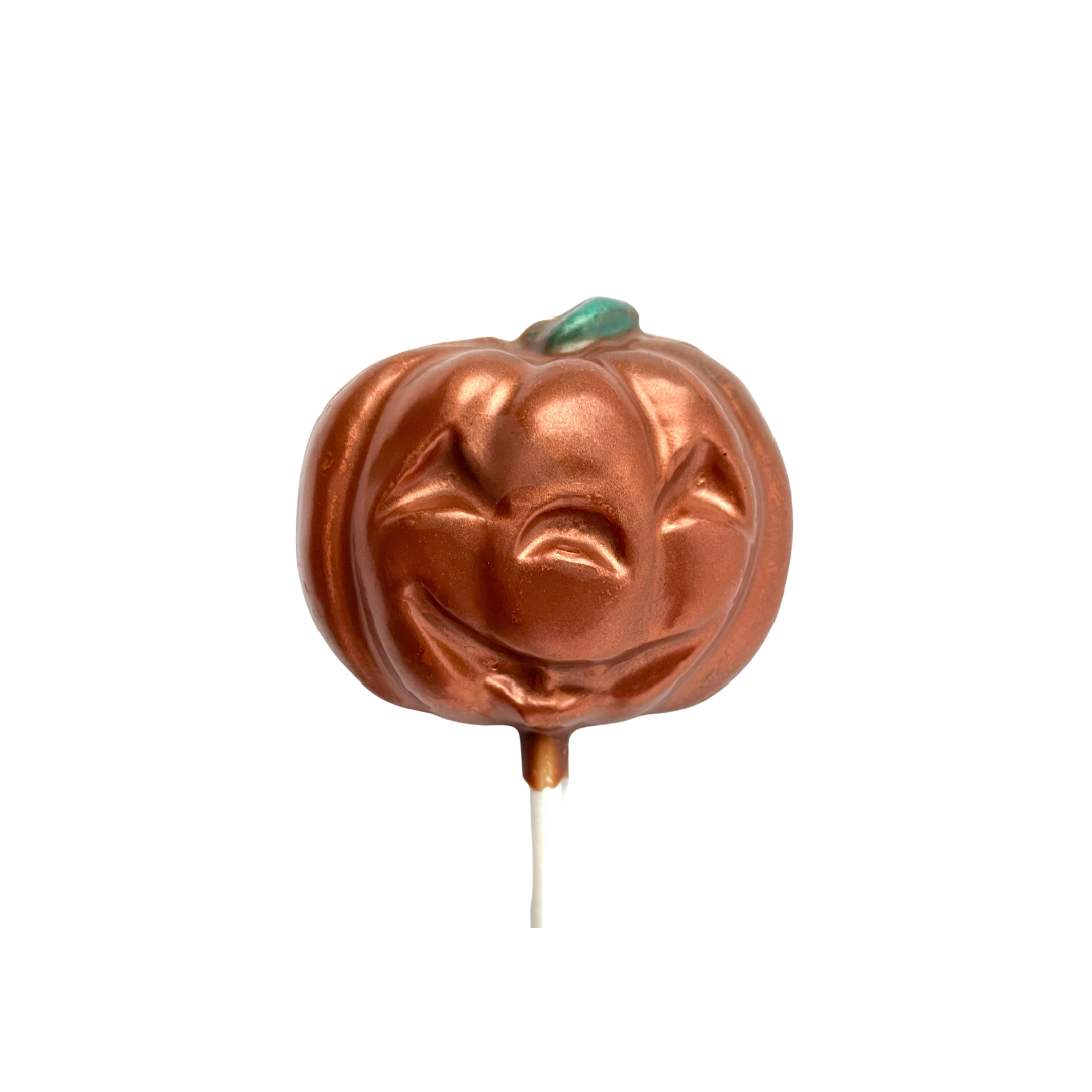 Sucettes de chocolat Halloween _ Citrouille