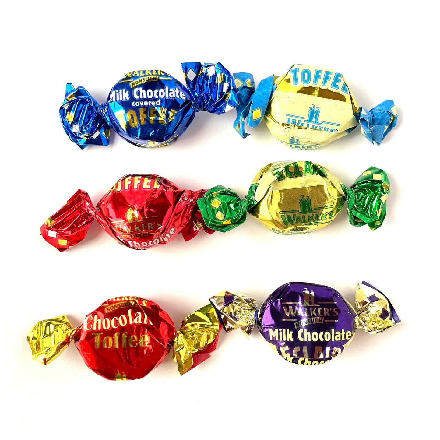 Walker Assorted Toffees and Eclair 130g