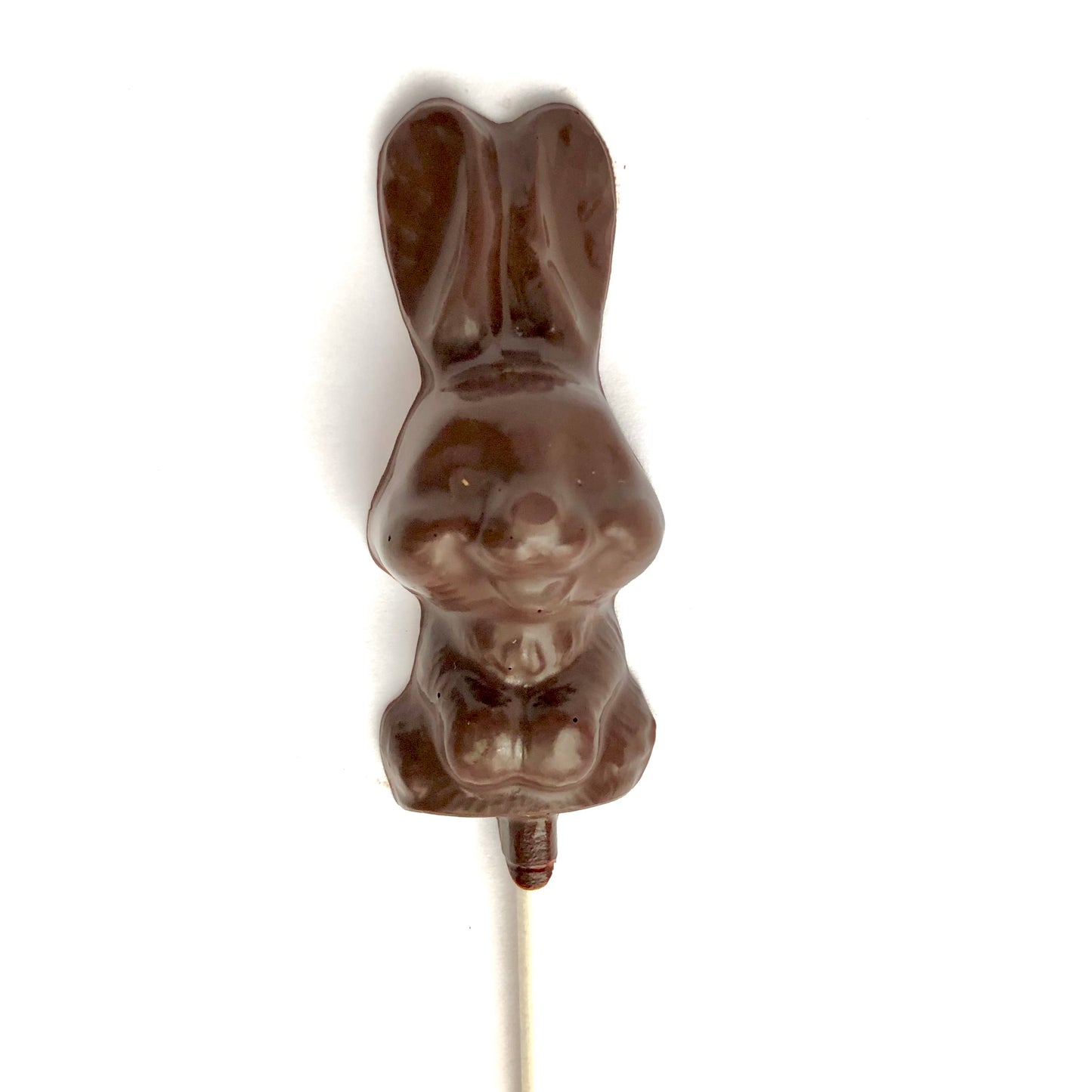 Sucette en chocolat de Pâques - Lapin grosse tête
