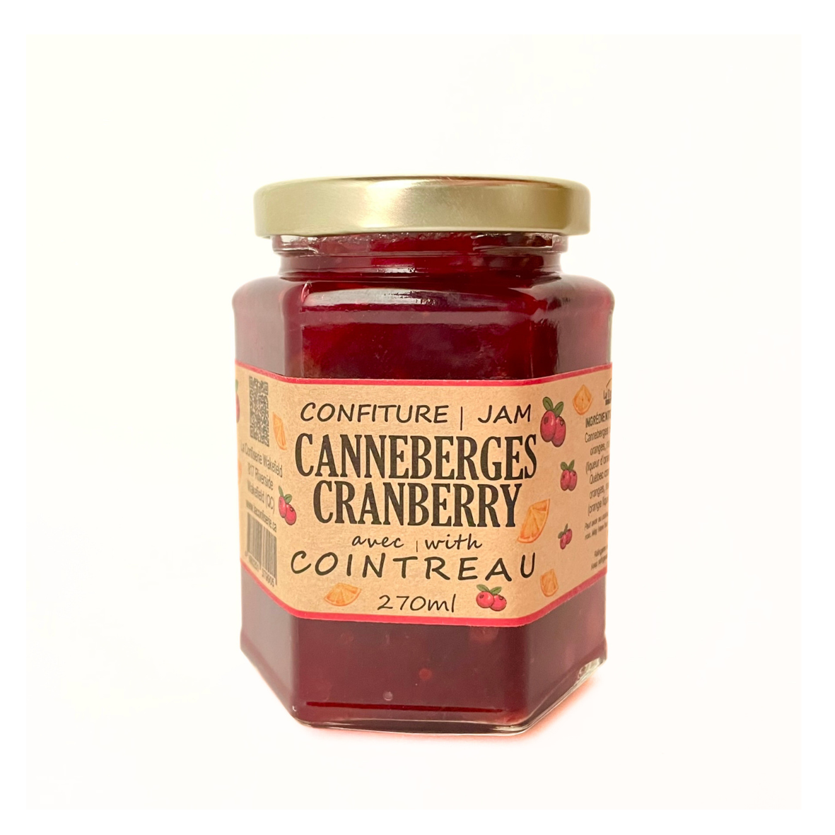 Cranberry and Cointreau Jam