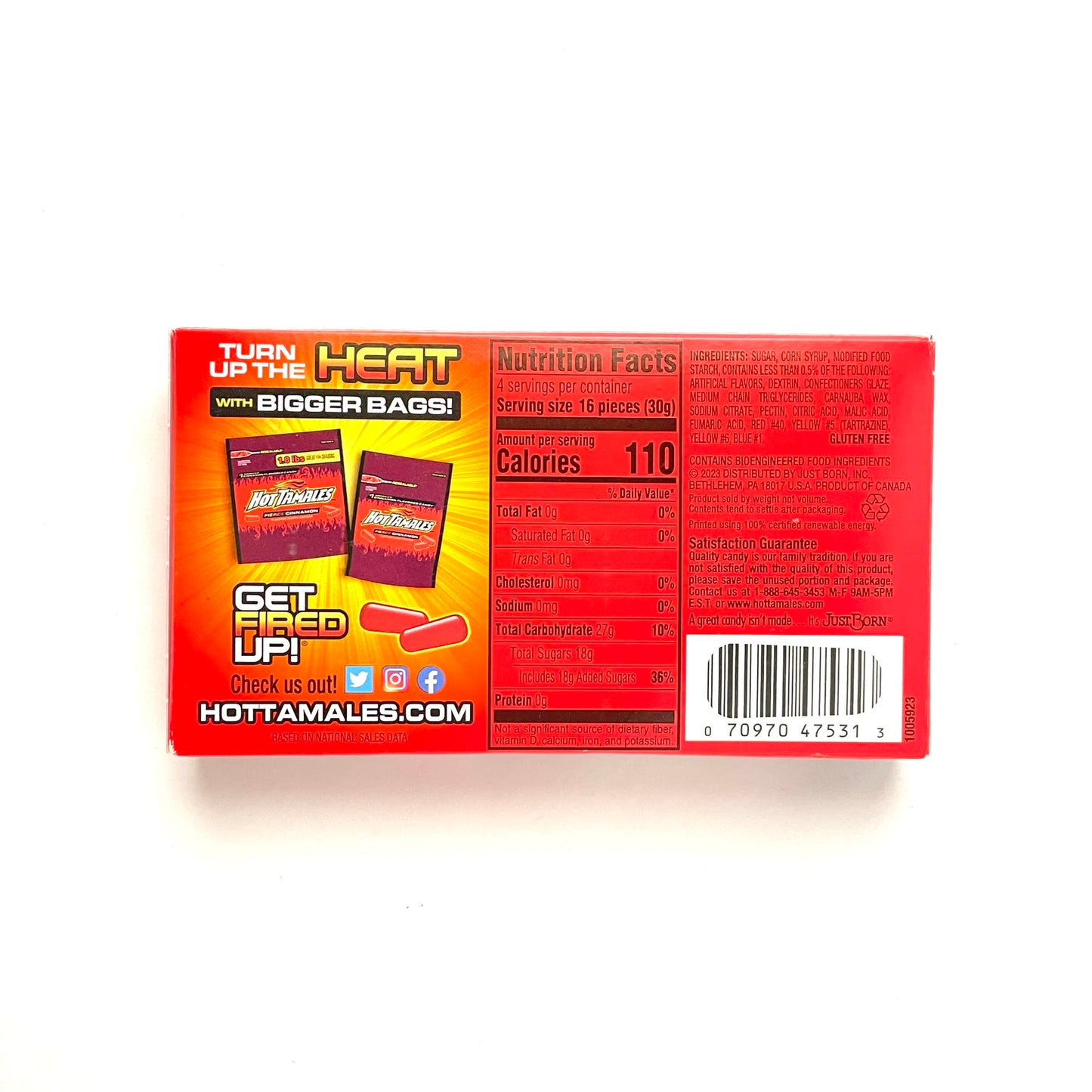Bonbons Hot Tomales _ Boîte Cinéma