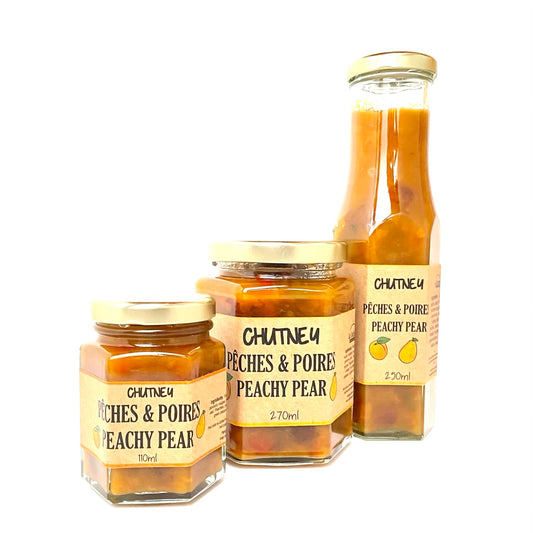 Chutney Pêches et Poires
