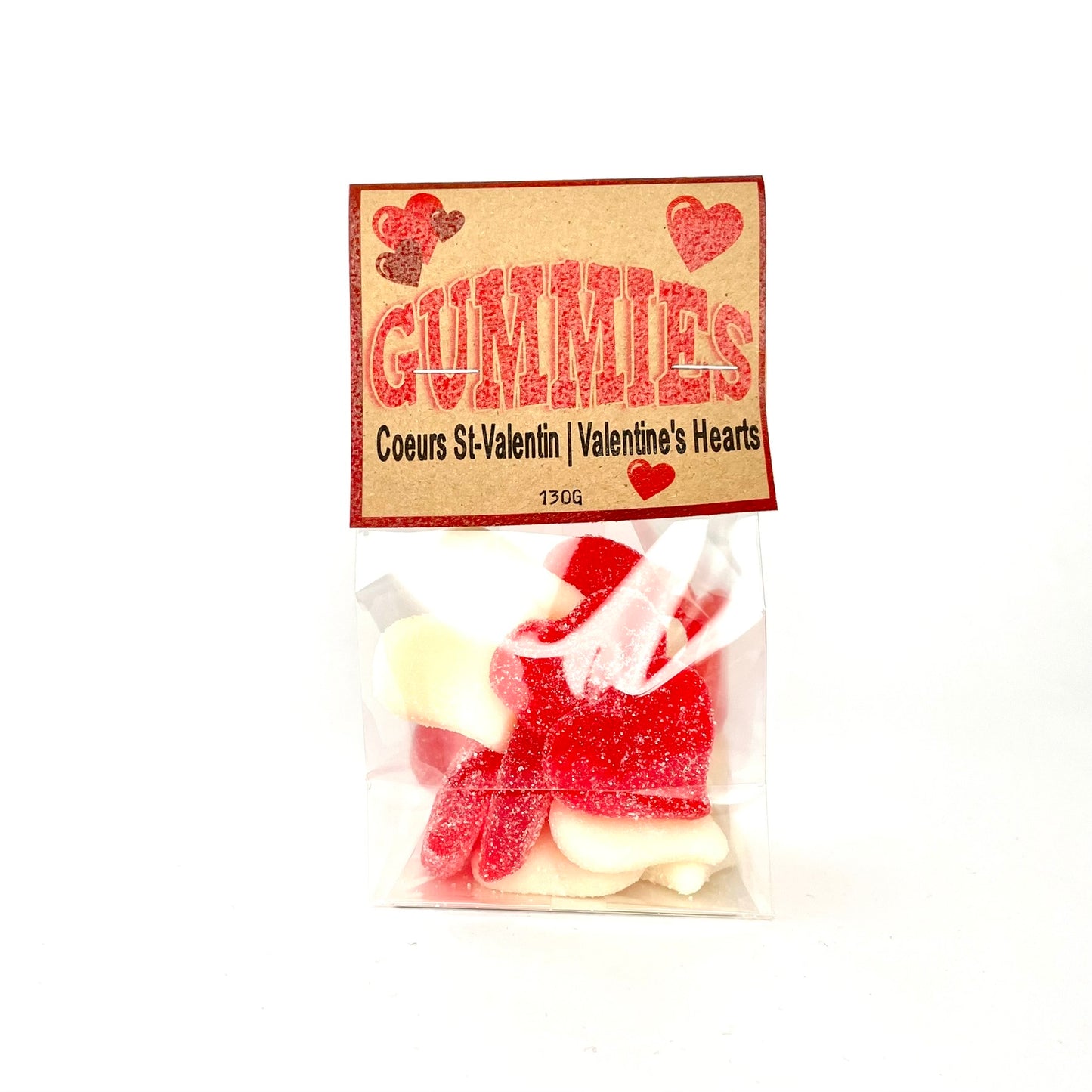 Gummies _ Coeurs Rouge et Blanc
