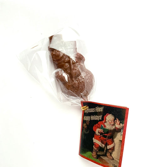 Sucette au Chocolat - Petit Bonhomme de Neige