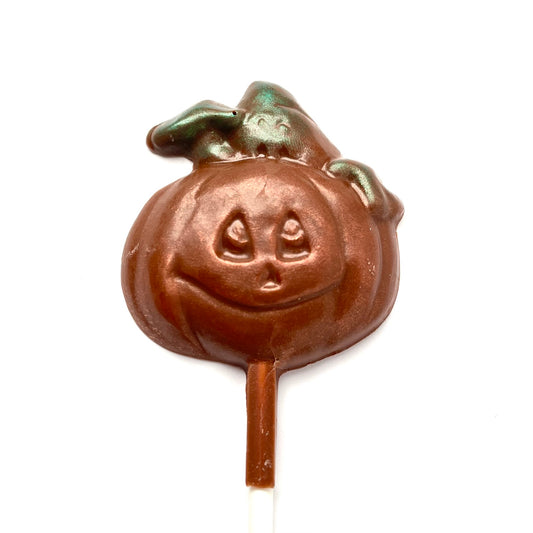 Sucette au chocolat Petite Citrouille