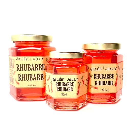 Gelée de rhubarbe et vanille