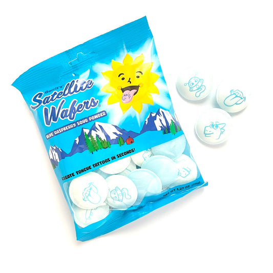 Les Gaufrettes Satellites de Gerrit - Poudre Surette à la Framboise Bleue