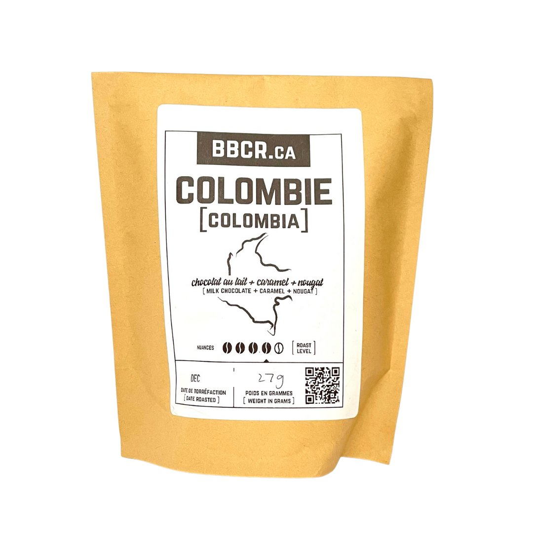 COLOMBIE GRAINS DE CAFÉ _227g_Brûlerie Artisanale Brown Bag
