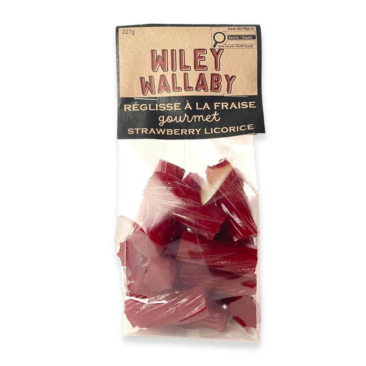 Réglisse goumet à la fraise Wiley Wallaby