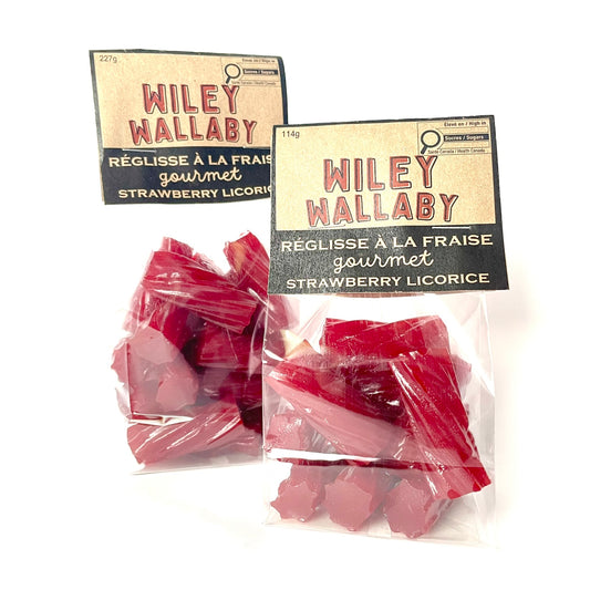 Wiley Wallaby Gourmet Strawberry Licorice