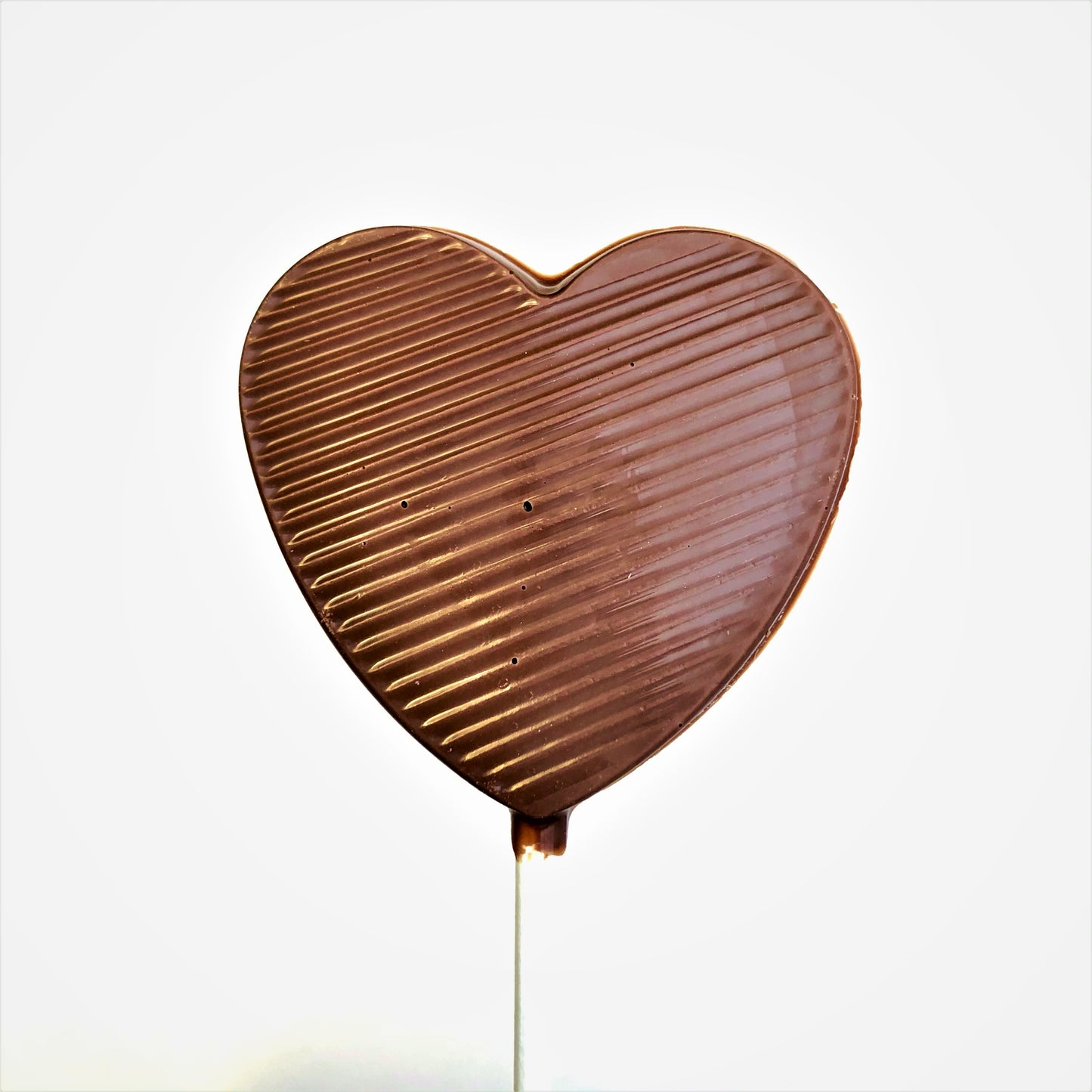 Chocolate lollipop_Rippled Heart
