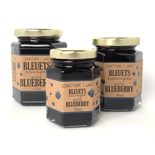 Confiture de bleuets sauvages