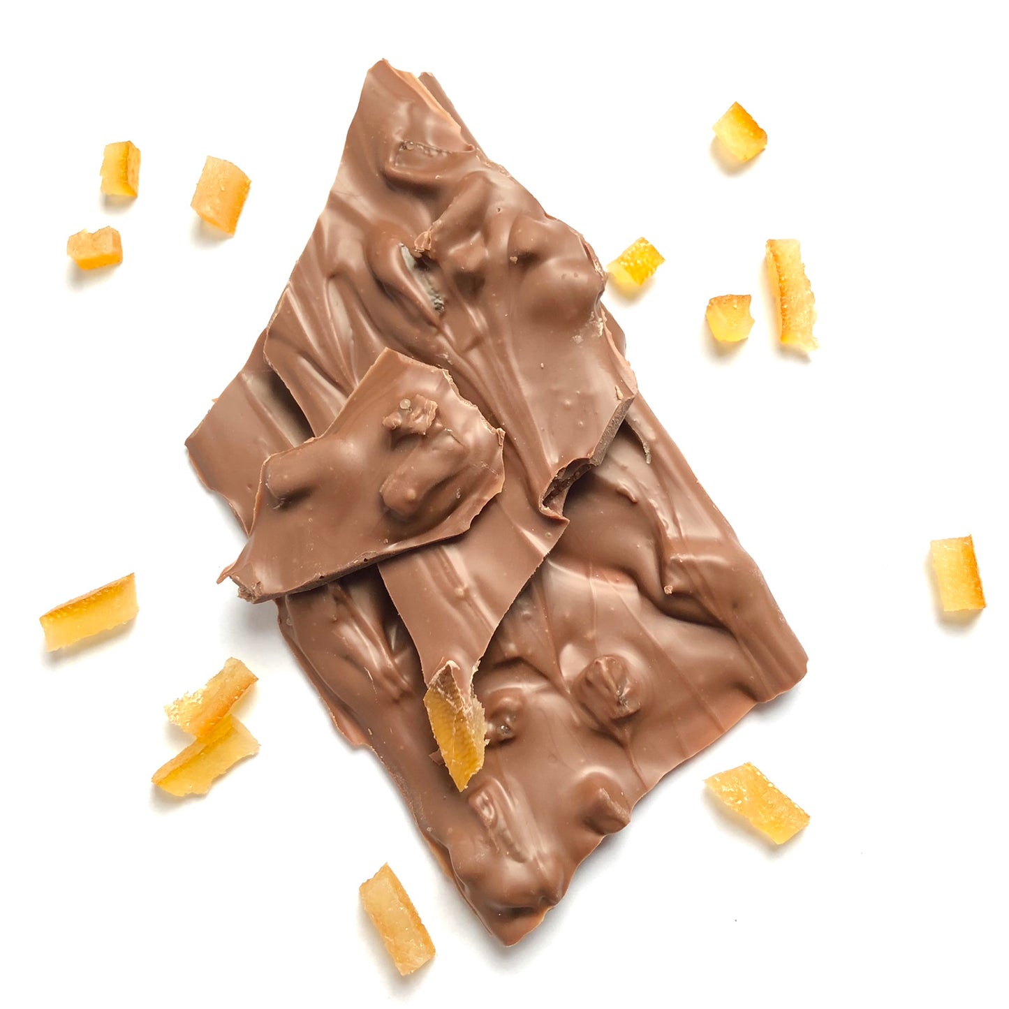 Chocolate Bark - Candied Orange Peel