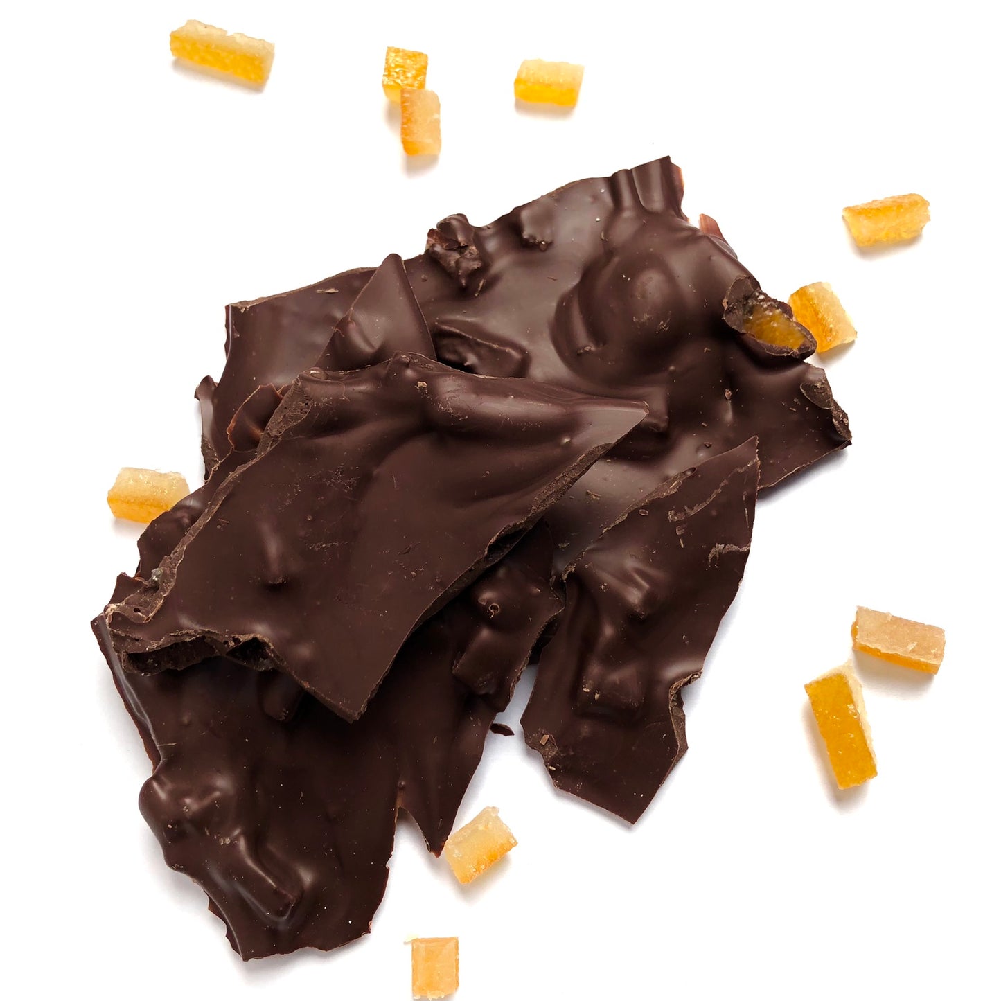 Chocolate Bark - Candied Orange Peel
