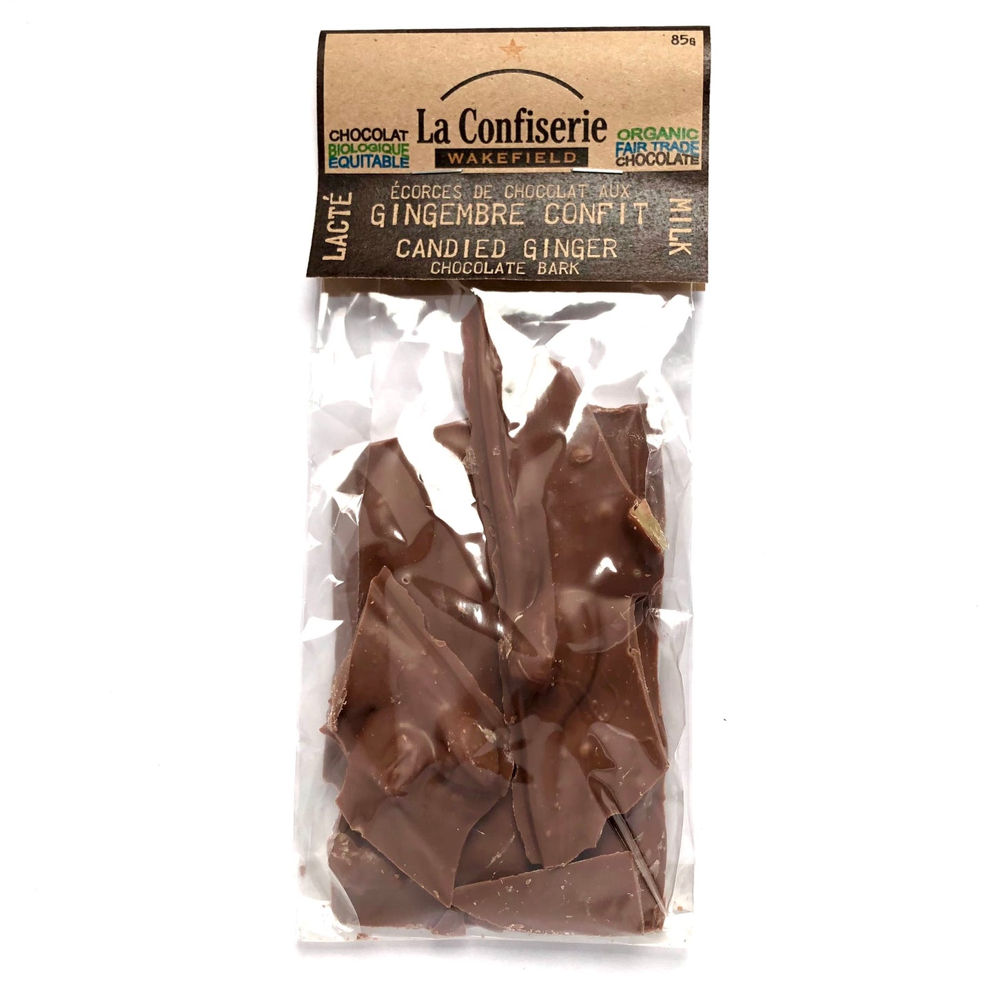 Chocolate Bark - Candied Ginger