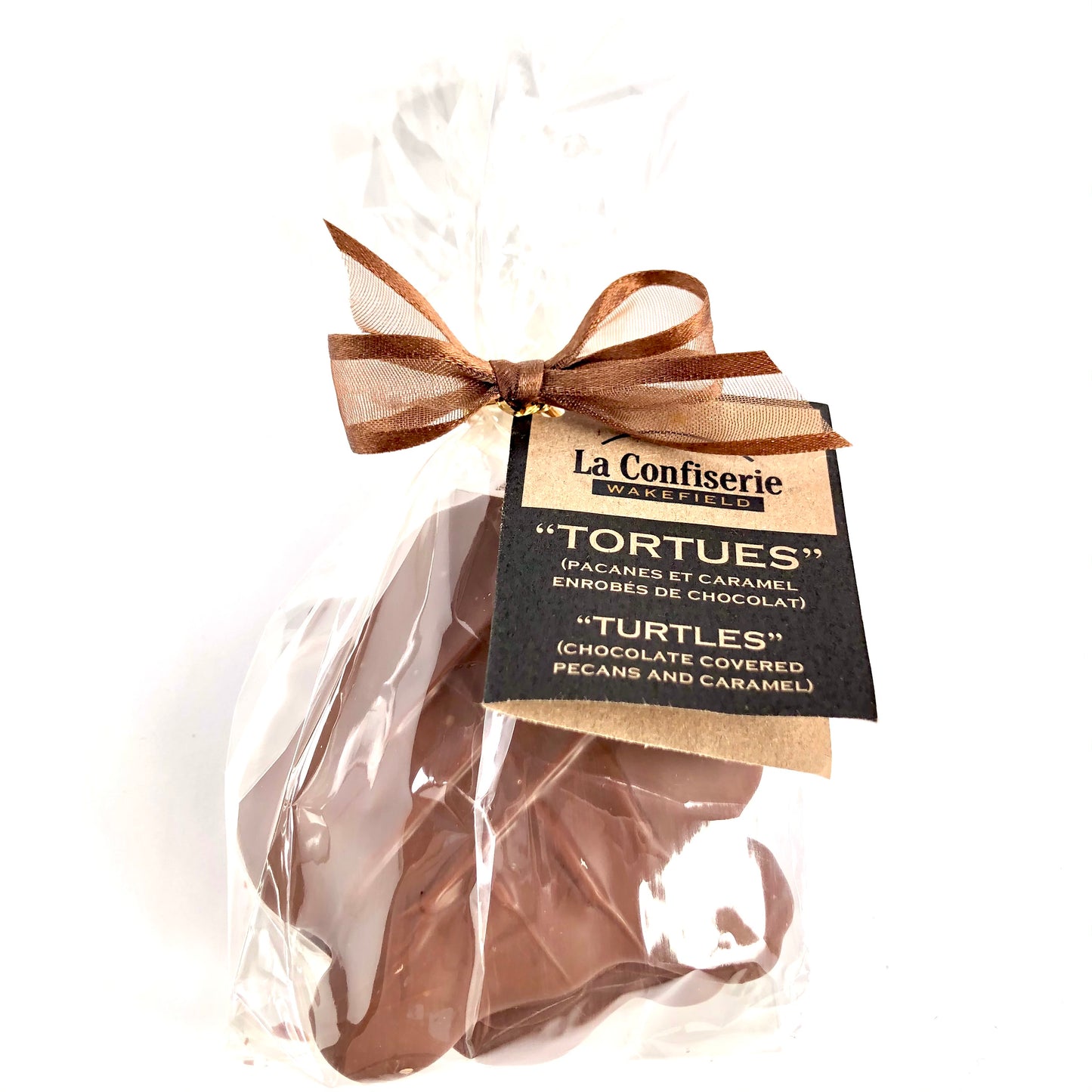"Tortues" - Caramel et pacanes enrobés de chocolat