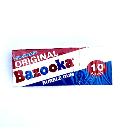 Gomme Bazooka originale  - 10 pièces