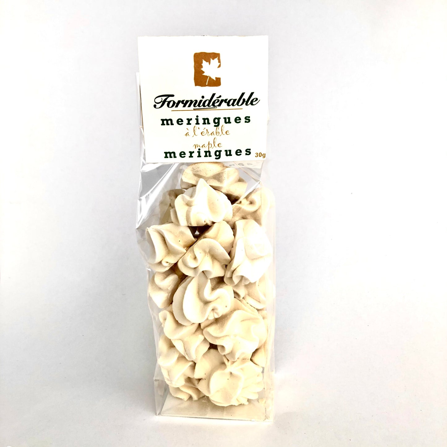 Maple meringues