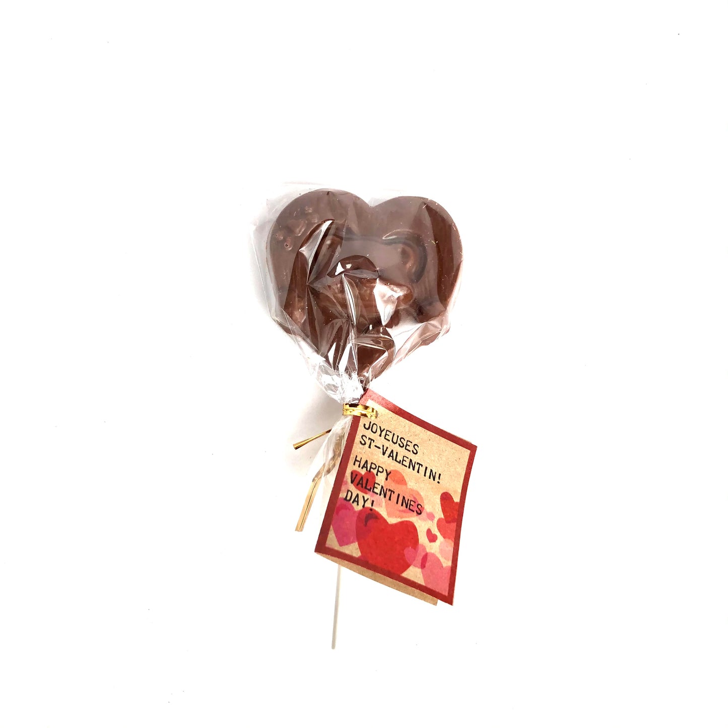 Chocolate lollipop_ Bear Heart