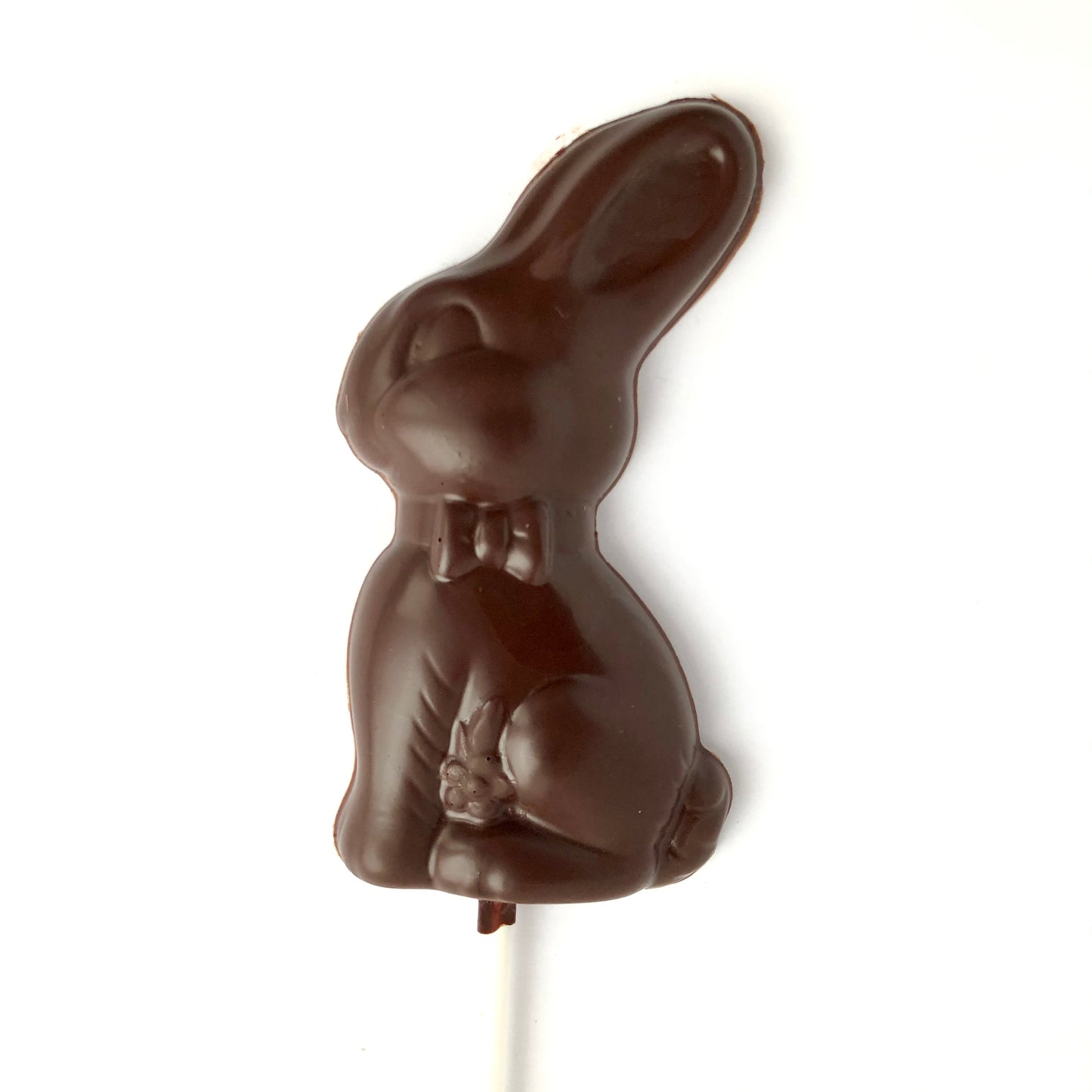Easter Chocolate lollipop - Sitting Bunny
